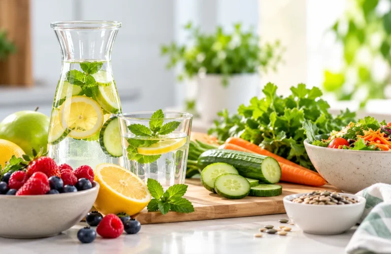 Alimentazione equilibrata e idratazione per ritrovare il benessere dopo l’estate