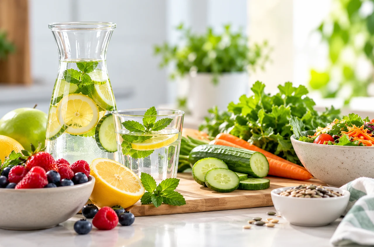 Alimentazione equilibrata e idratazione per ritrovare il benessere dopo l’estate